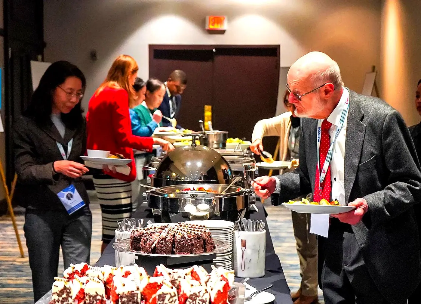 Delegates networking between sessions